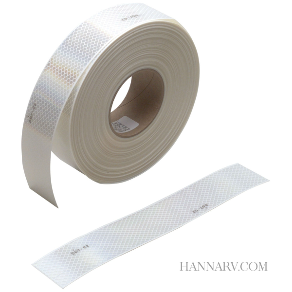3M 67639 Conspicuity Tape 2 Inch x 12 Inch White Kisscut - 150 Foot Roll